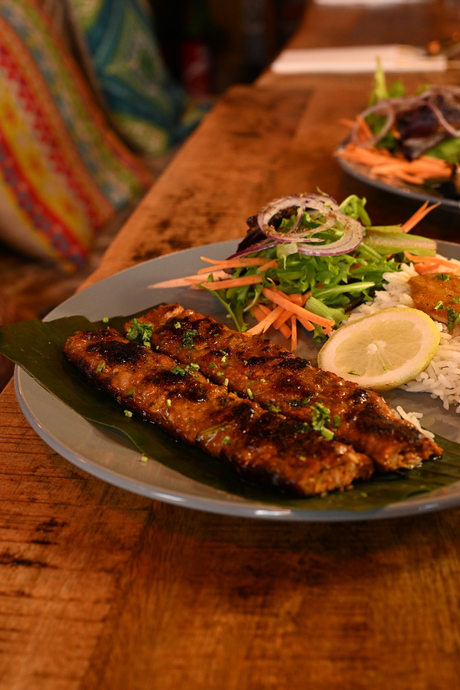 Seekh kebab végétal façon Lucknow